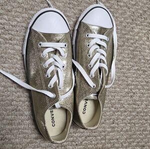 Gold Converse